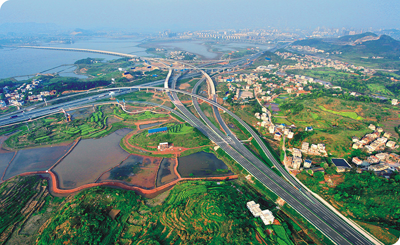 湖北大广南高速公路/90%